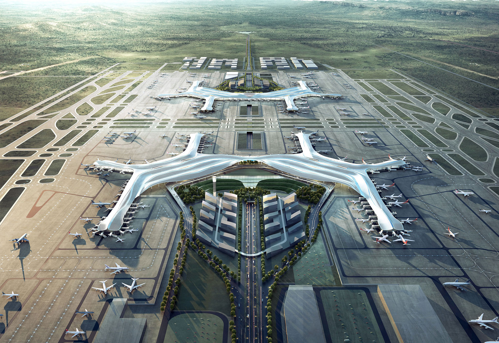 k1体育平台助推成都天府国际机场新建停车场出入口系统